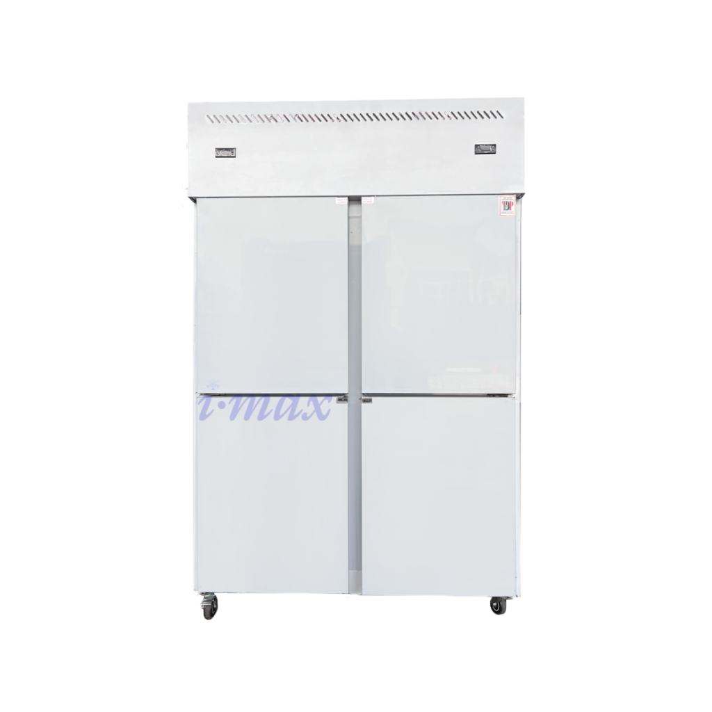 Stainless Steel 4 Door Upright Freezer