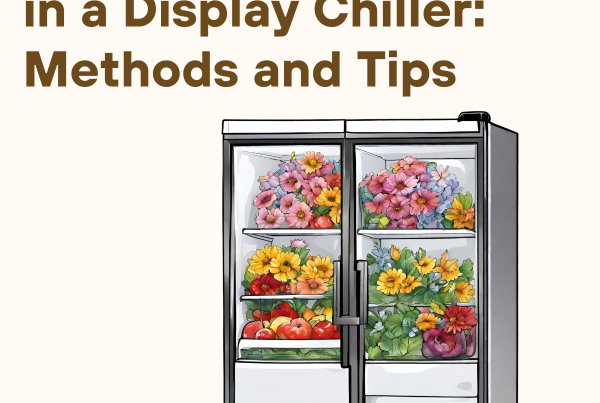 Storing Flower into Display Chiller