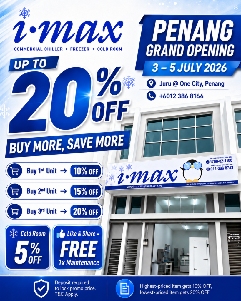 Commercial Refrigerator Penang Showroom
